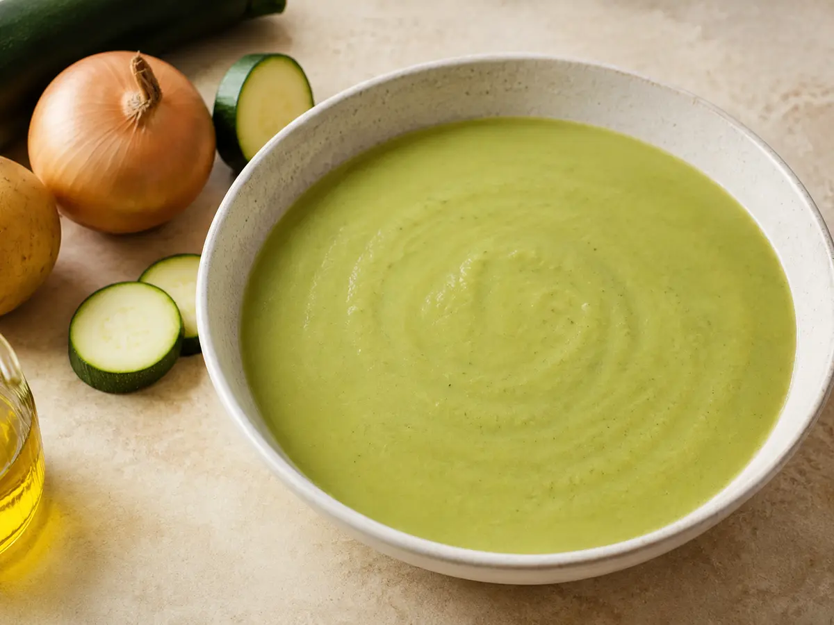 Imagen ilustrativa de la receta Crema de calabacín