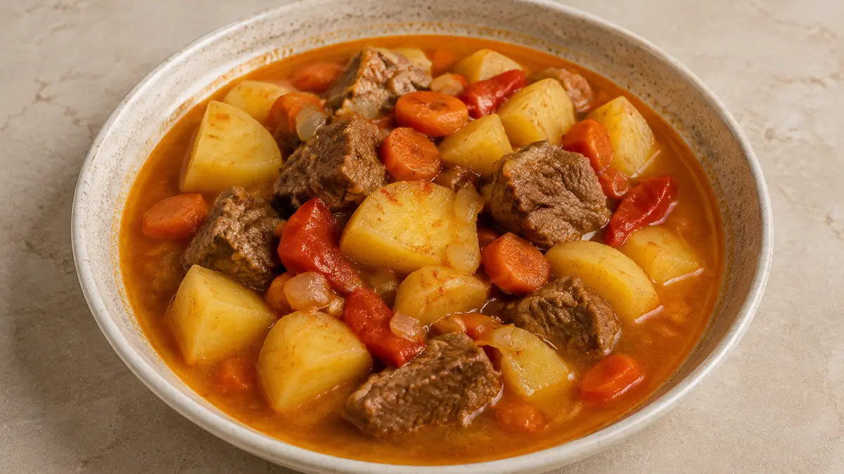 Fotografía ilustrativa de Costillas guisadas con patatas