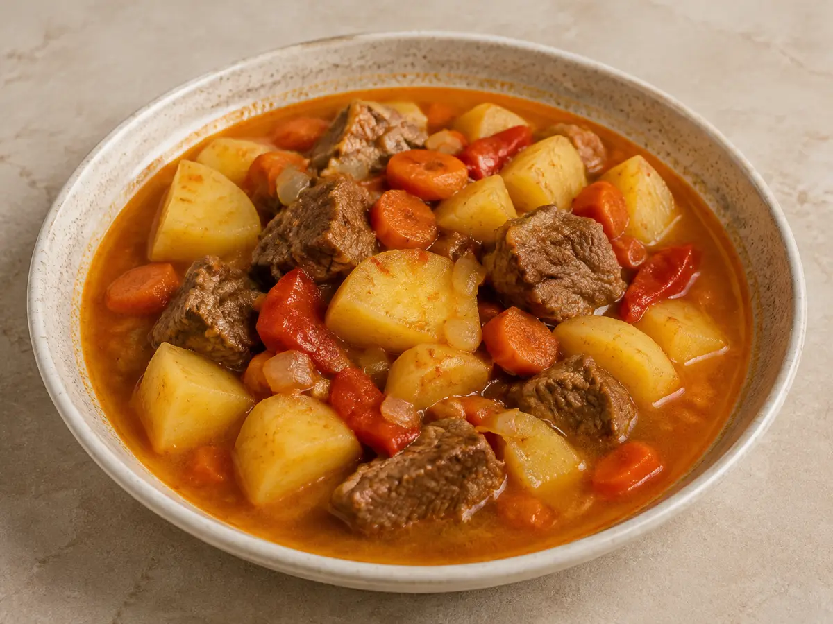 Imagen ilustrativa de la receta Costillas guisadas con patatas