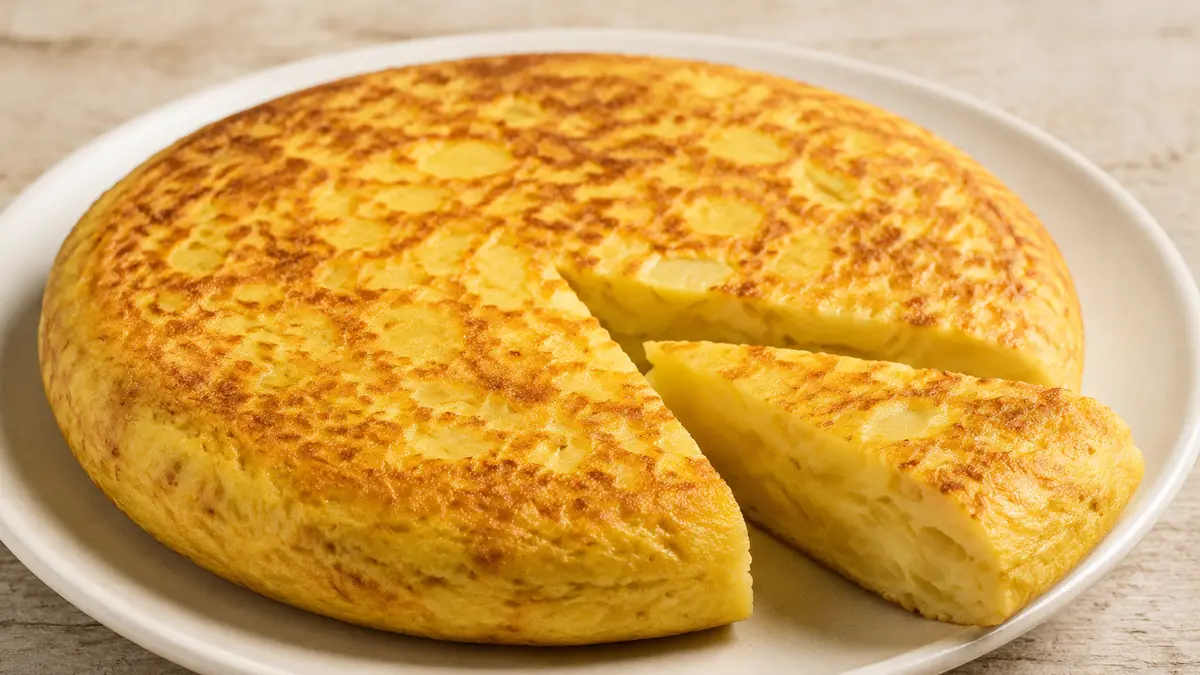 Fotografía ilustrativa de Tortilla de patatas